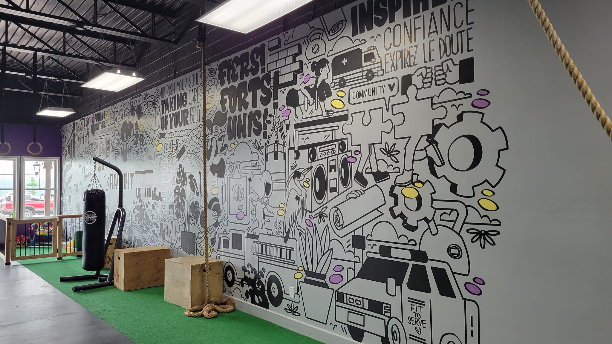 RawFit Mural